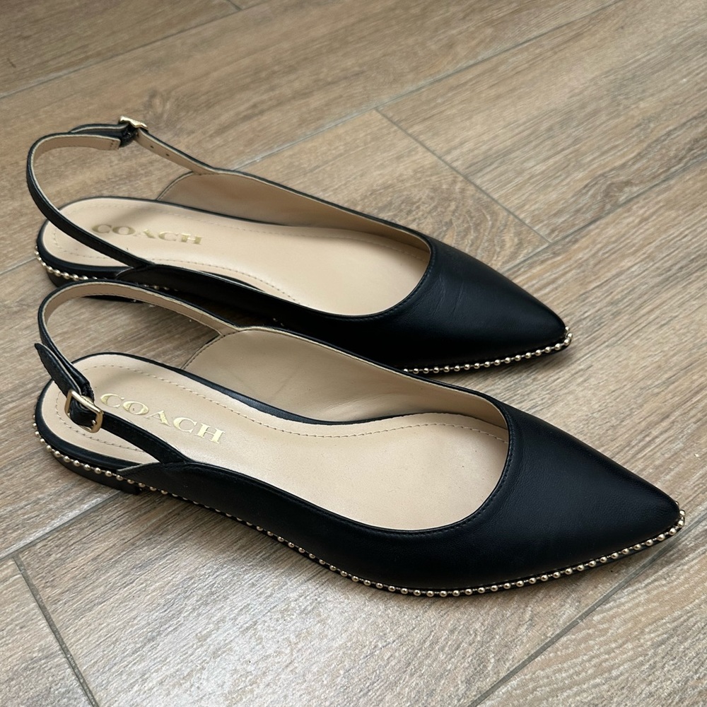 Coach Vae Leather Skimmer